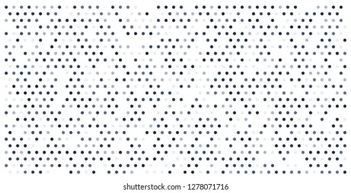 Hexagon grid background texture pattern colorful . Honeycomb vector background. Isometric geometry. Aspect Ratio 2:1