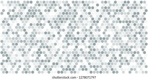 Hexagon grid background texture pattern colorful . Honeycomb vector background. Isometric geometry. Aspect Ratio 2:1