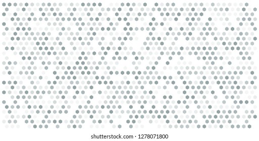 Hexagon grid background texture pattern colorful . Honeycomb vector background. Isometric geometry. Aspect Ratio 2:1