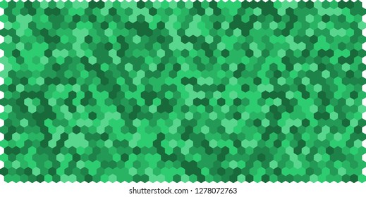 Hexagon grid background texture pattern colorful . Honeycomb vector background. Isometric geometry. Aspect Ratio 2:1