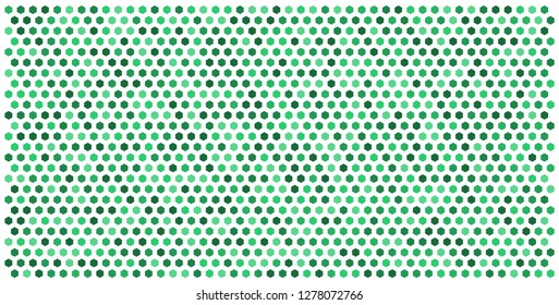 Hexagon grid background texture pattern colorful . Honeycomb vector background. Isometric geometry. Aspect Ratio 2:1