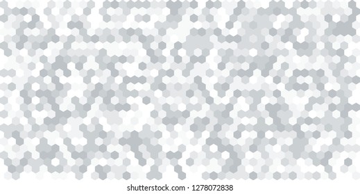 Hexagon grid background texture pattern colorful . Honeycomb vector background. Isometric geometry. Aspect Ratio 2:1
