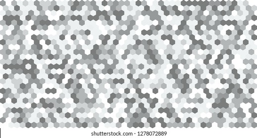 Hexagon grid background texture pattern colorful . Honeycomb vector background. Isometric geometry. Aspect Ratio 2:1