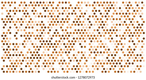Hexagon grid background texture pattern colorful . Honeycomb vector background. Isometric geometry. Aspect Ratio 2:1