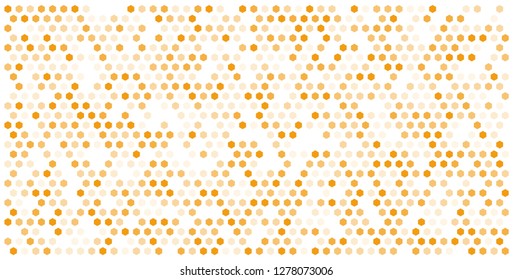 Hexagon grid background texture pattern colorful . Honeycomb vector background. Isometric geometry. Aspect Ratio 2:1