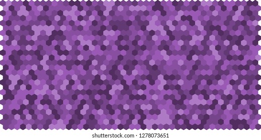 Hexagon grid background texture pattern colorful . Honeycomb vector background. Isometric geometry. Aspect Ratio 2:1