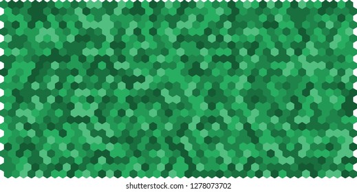 Hexagon grid background texture pattern colorful . Honeycomb vector background. Isometric geometry. Aspect Ratio 2:1