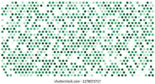 Hexagon grid background texture pattern colorful . Honeycomb vector background. Isometric geometry. Aspect Ratio 2:1