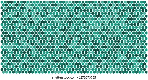 Hexagon grid background texture pattern colorful . Honeycomb vector background. Isometric geometry. Aspect Ratio 2:1