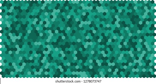 Hexagon grid background texture pattern colorful . Honeycomb vector background. Isometric geometry. Aspect Ratio 2:1