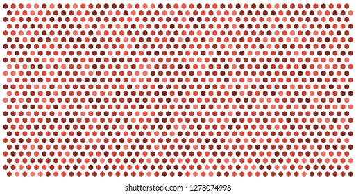 Hexagon grid background texture pattern colorful . Honeycomb vector background. Isometric geometry. Aspect Ratio 2:1