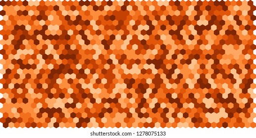 Hexagon grid background texture pattern colorful . Honeycomb vector background. Isometric geometry. Aspect Ratio 2:1