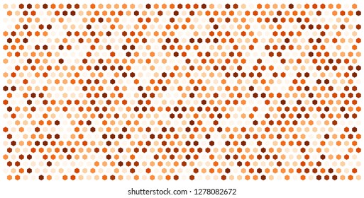 Hexagon grid background texture pattern colorful . Honeycomb vector background. Isometric geometry. Aspect Ratio 2:1
