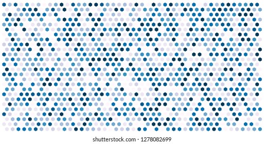 Hexagon grid background texture pattern colorful . Honeycomb vector background. Isometric geometry. Aspect Ratio 2:1