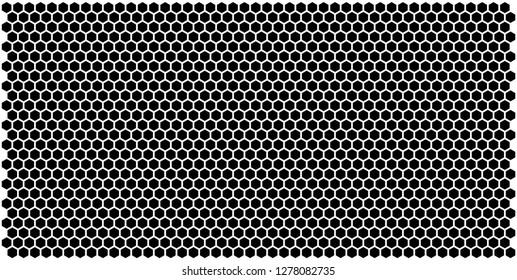 Hexagon grid background texture pattern colorful . Honeycomb vector background. Isometric geometry. Aspect Ratio 2:1