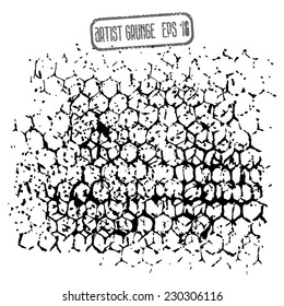 hexagon grunge