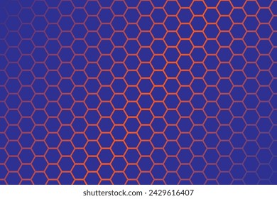 hexagon halftone geometric abstract background .