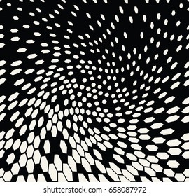 hexagon halftone gradient geometric deco pattern background