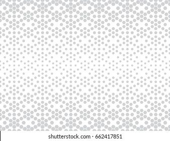 hexagon halftone gradient geometric deco pattern background
