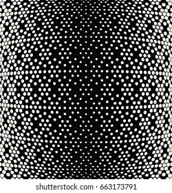 hexagon halftone gradient geometric deco pattern background