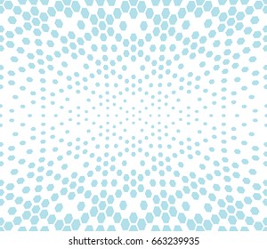 hexagon halftone gradient geometric deco pattern background