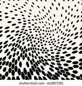 hexagon halftone gradient geometric deco pattern background