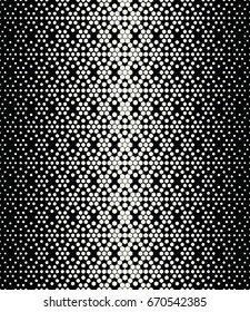 hexagon halftone gradient geometric deco pattern background