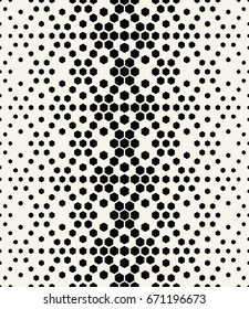 hexagon halftone gradient geometric deco pattern background
