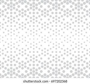 hexagon halftone gradient geometric deco pattern background