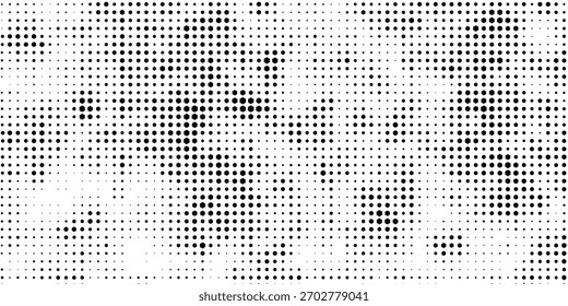 Textura de gradiente de semitono hexagonal. Abstractas fondo negro grunge. Superposición geométrica de tecnología de semitonos retro. Fondo de patrón hexagonal ondulado desvanecido.
