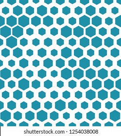 hexagon halftone seamless minimal design pattern, geometric background print texture