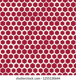hexagon halftone seamless minimal design pattern, geometric background print texture
