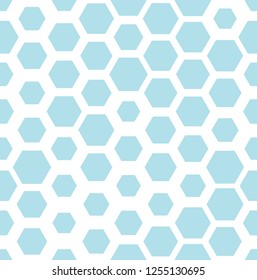 hexagon halftone seamless minimal design pattern, geometric background print texture