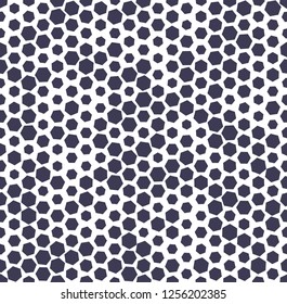hexagon halftone seamless minimal design pattern, geometric background print texture