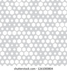 hexagon halftone seamless minimal design pattern, geometric background print texture