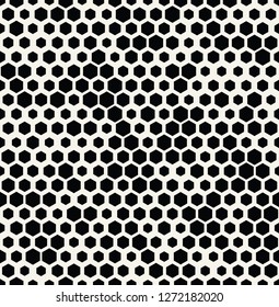 hexagon halftone seamless minimal design pattern, geometric background print texture