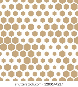 hexagon halftone seamless minimal design pattern, geometric background print texture