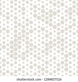 hexagon halftone seamless minimal design pattern, geometric background print texture