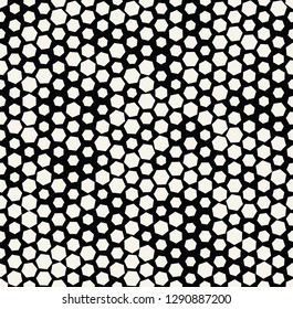 hexagon halftone seamless minimal design pattern, geometric background print texture