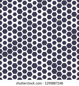 hexagon halftone seamless minimal design pattern, geometric background print texture