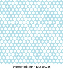 hexagon halftone seamless minimal design pattern, geometric background print texture