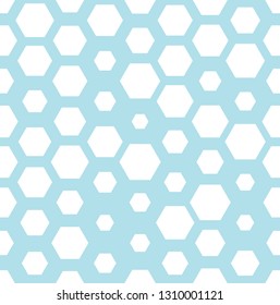 hexagon halftone seamless minimal design pattern, geometric background print texture