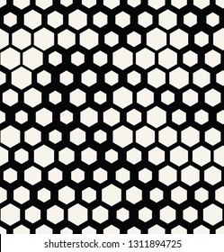 hexagon halftone seamless minimal design pattern, geometric background print texture