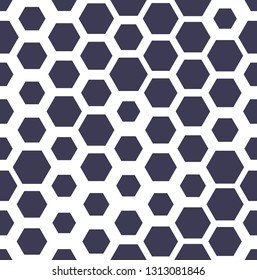 hexagon halftone seamless minimal design pattern, geometric background print texture