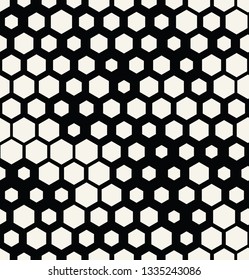 hexagon halftone seamless minimal design pattern, geometric background print texture