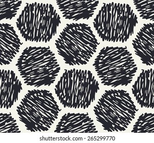 hexagon hatching seamless wallpaper 