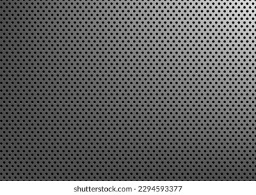 Textura de fondo metálico de la bodega del hexágono