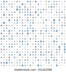 Hexagon hole pattern