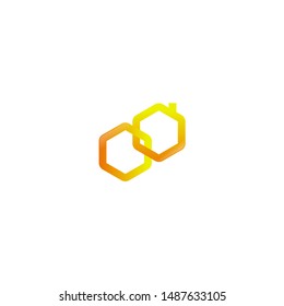 Hexagon Honey House Logo Inspirations Template