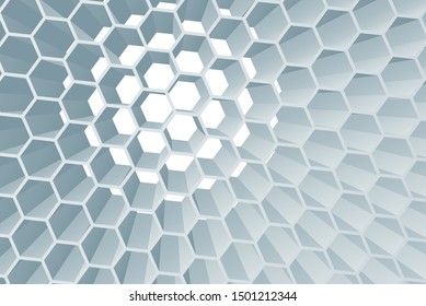 A hexagon honeycomb abstract geometric background texture design